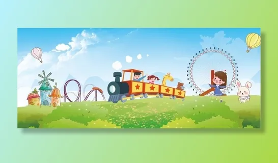 卡通蓝天背景图片 卡通蓝天背景图片