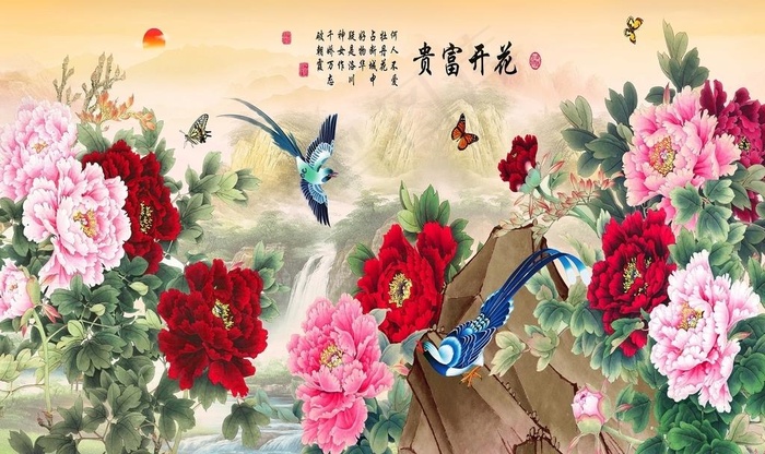 花开富贵牡丹图片