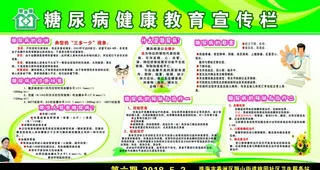 糖尿病 宣传栏图片