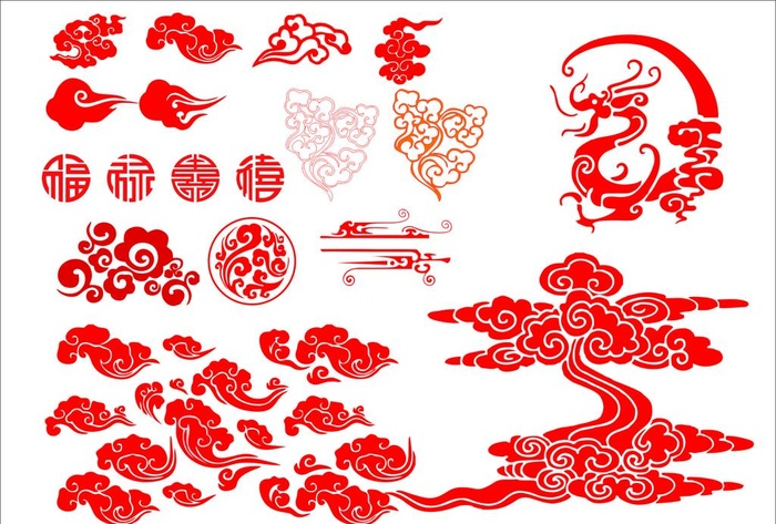 祥云图片cdr矢量模版下载