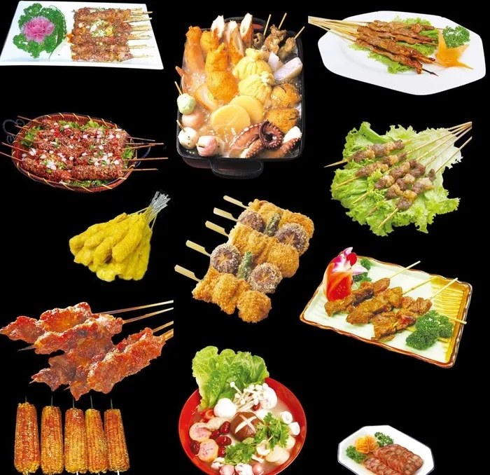 烧烤素材图片(2362x2362)psd模版下载