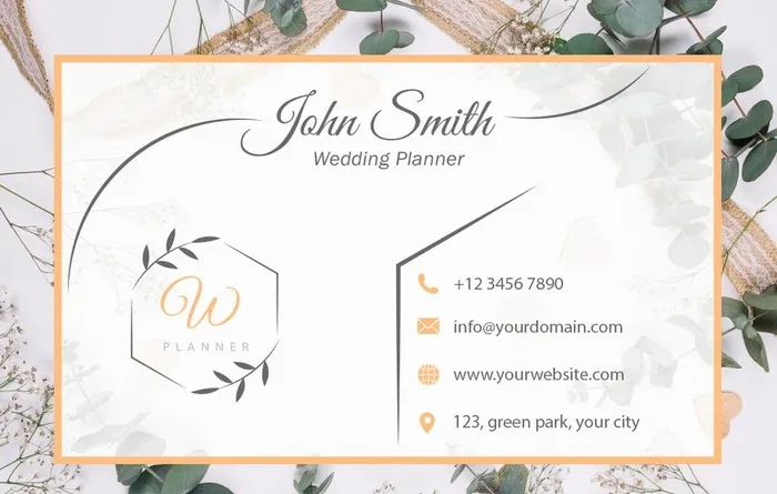 婚礼策划师名片图片(1063x709)psd模版下载