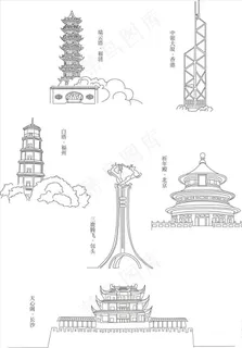 建筑线条图片