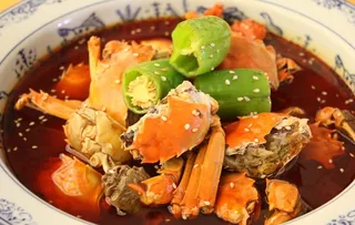 十三香螃蟹图片