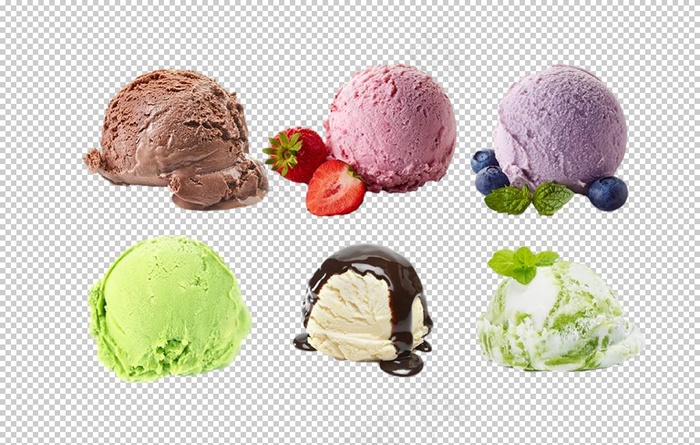 冰淇淋雪糕球图片