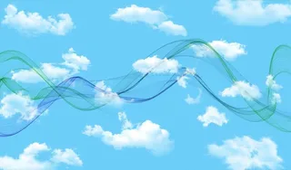 蓝天 白云 背景墙图片