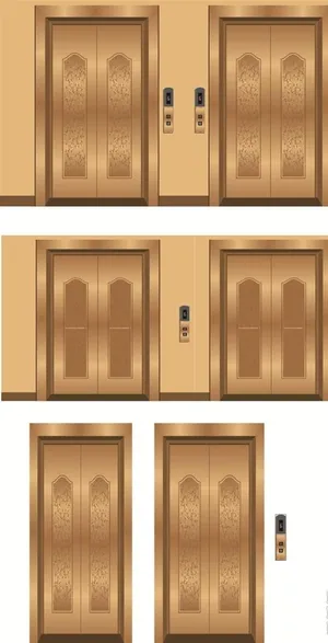 电梯门图片