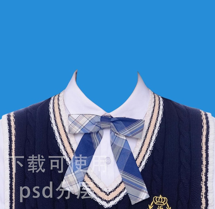 女款证件照衣服素材图片