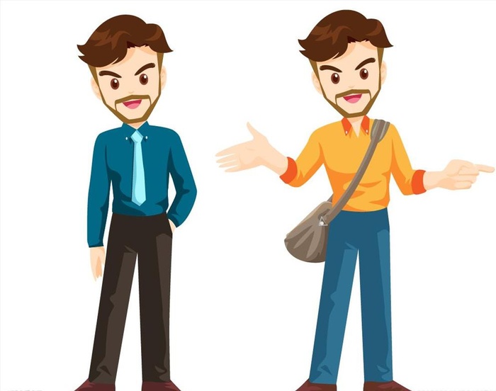 商务人士矢量素材图片