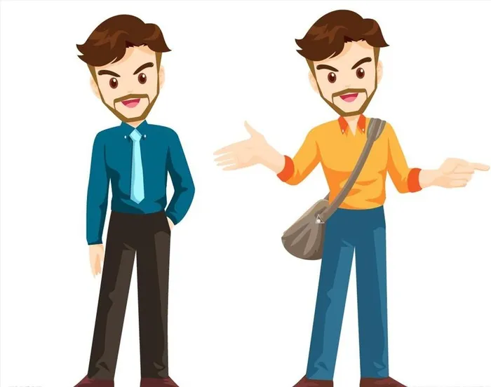 商务人士矢量素材图片
