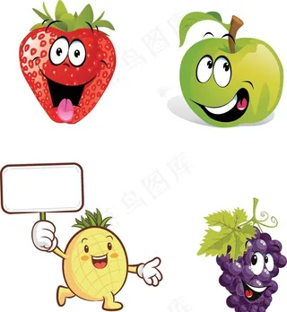水果卡通人物图片