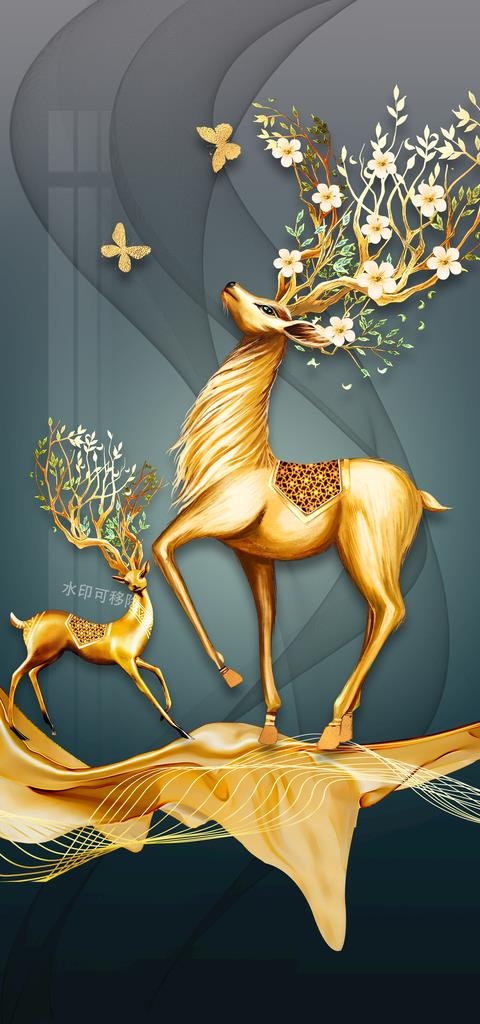 玄关装饰画图片(4724x9449)psd模版下载