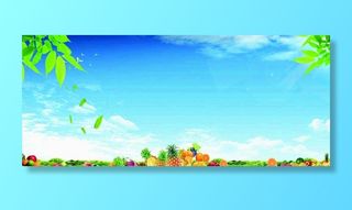 清爽展板背景  图片