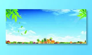 清爽展板背景  图片