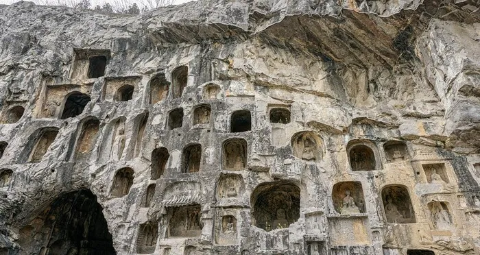 洛阳龙门石窟图片