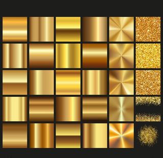 金色渐变几何亮片粒子背景矢量素图片