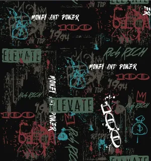 英文字母花型图片