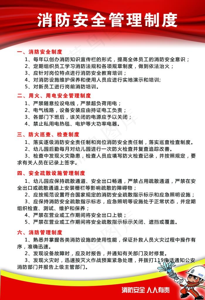 消防安全管理制度图片