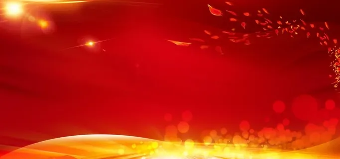 红色会议背景图片