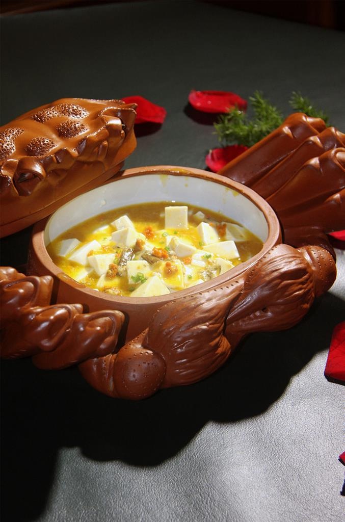 蟹粉豆腐图片