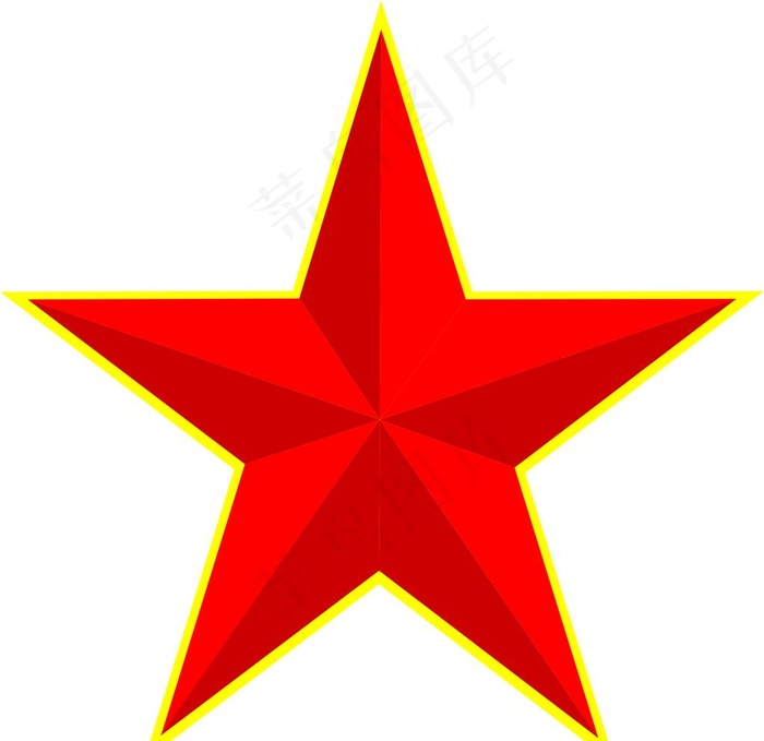 五星图片cdr矢量模版下载