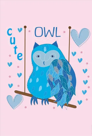 卡通猫头鹰图片