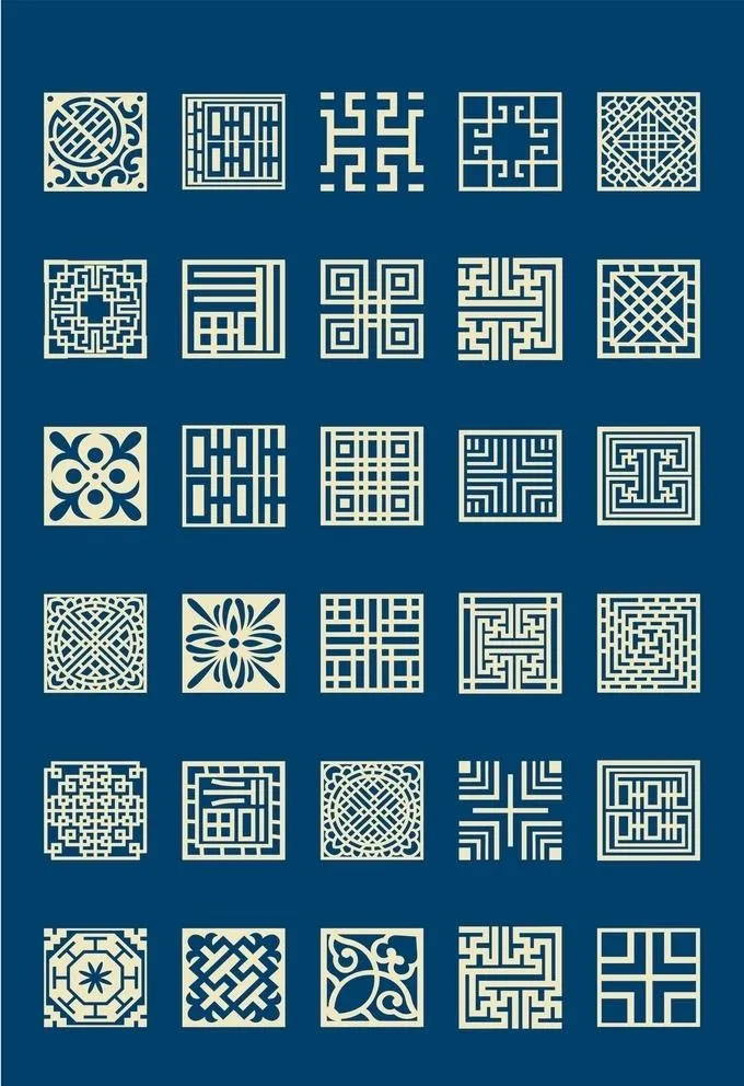 古典边框图片ai矢量模版下载