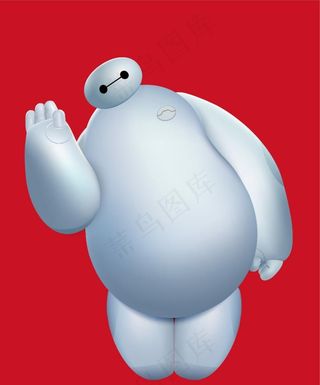 超能陆战队大白 Ai矢量图图片