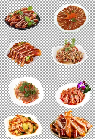 红油凉拌猪耳图片