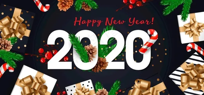 2020 新年快乐 圣诞快乐图片