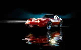 红色跑车图片