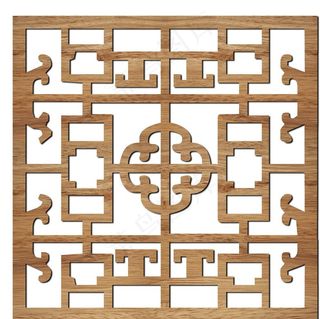 古代窗户 方形木窗图片