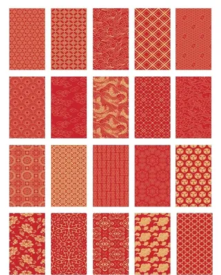 式古典喜庆纹样图片