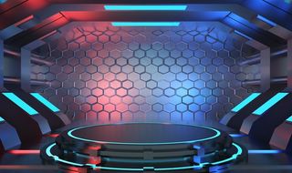 电商展台C4d图片