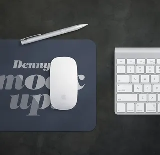 桌面鼠标垫样机图片