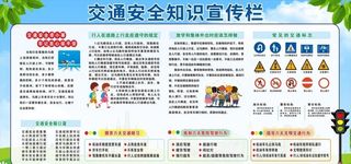交通安全知识展板图片