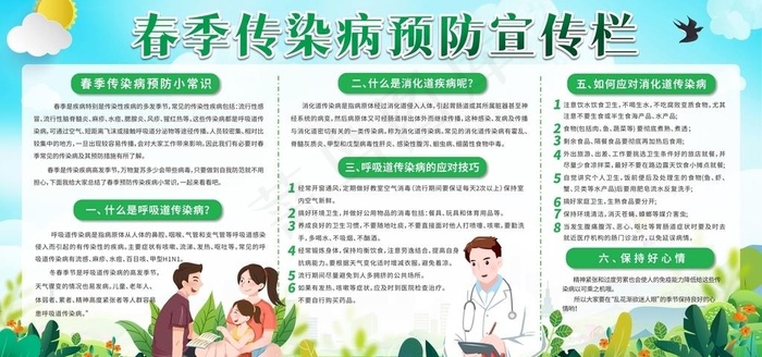 春季健康教育图片