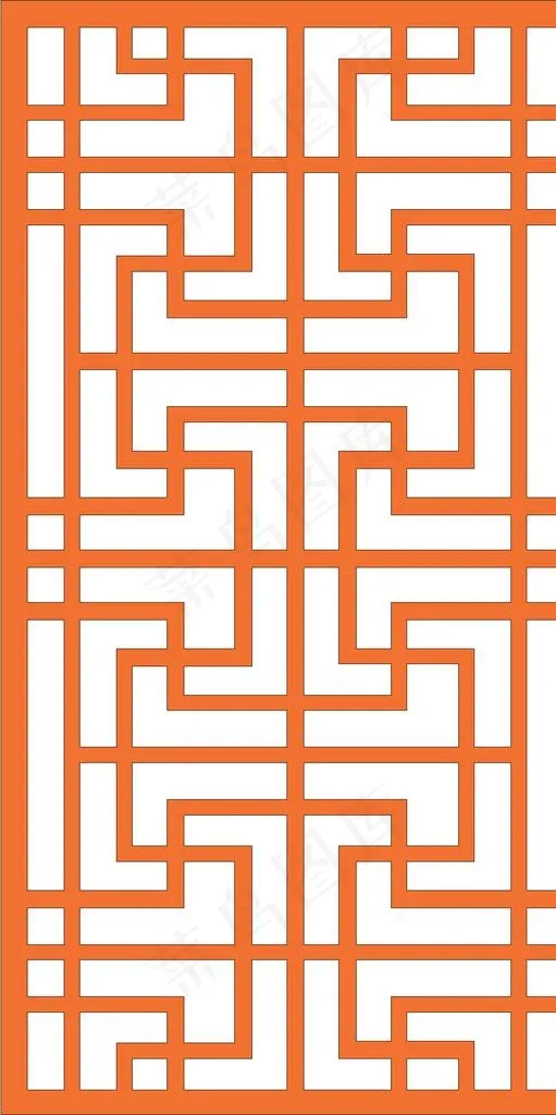 中式窗格边框图片eps,ai矢量模版下载