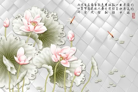 花卉背景墙图片 花卉背景墙图片