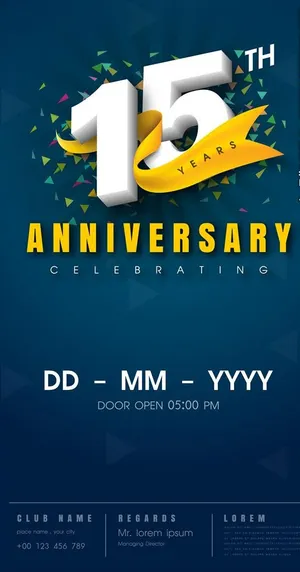 3D周年数字图片