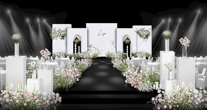 韩式婚礼效果图图片