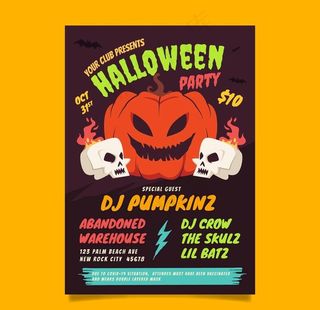 万圣节海报图片