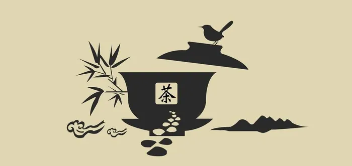 茶室画布图片cdr矢量模版下载