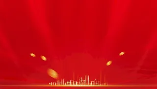 红色地产展板图片