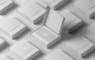 飞机包装盒样机图片