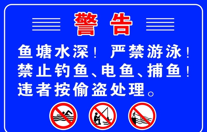 水深危险警示图片(3543x2362)psd模版下载