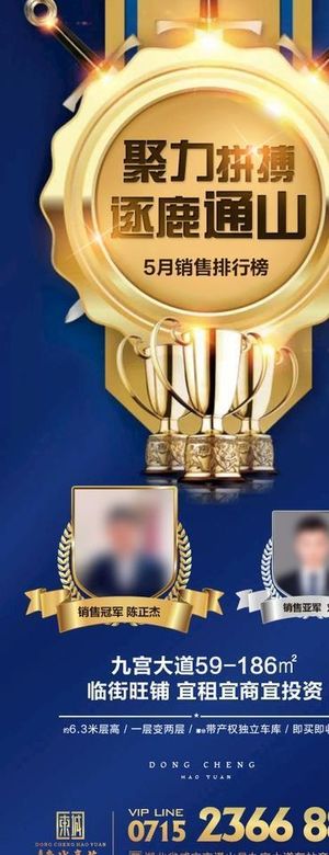 地产销售排名 冠军榜 荣誉榜图片