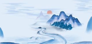 水墨风背景图片