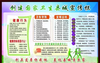 创建国家卫生县城图片