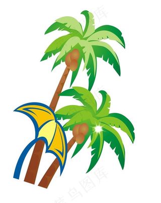矢量图形 椰子树图片